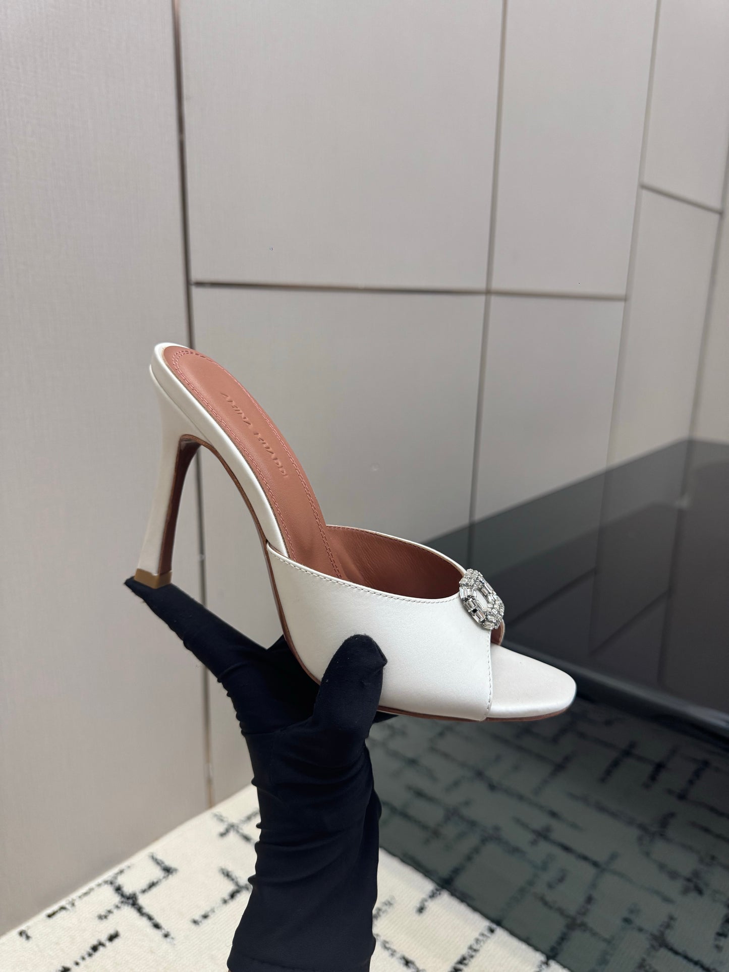 Amina Muaddi Camelia Slipper