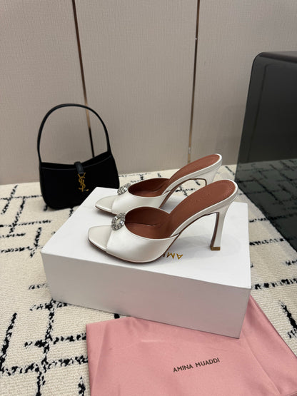 Amina Muaddi Camelia Slipper