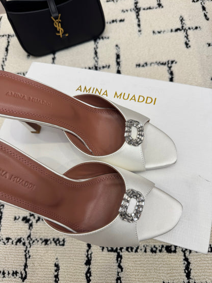 Amina Muaddi Camelia Slipper