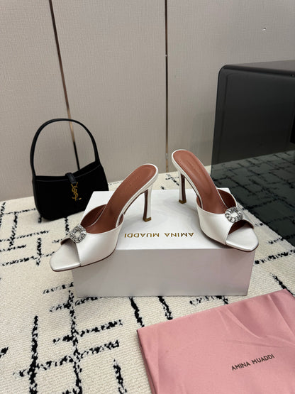 Amina Muaddi Camelia Slipper