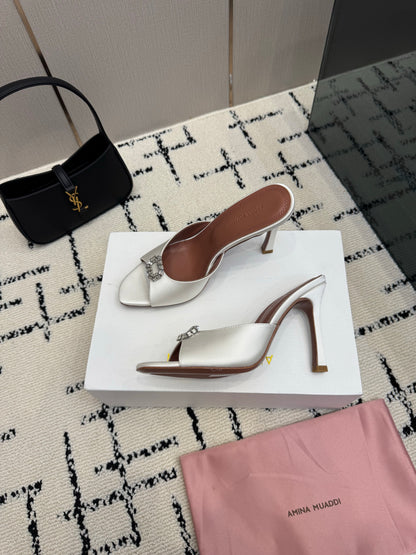 Amina Muaddi Camelia Slipper