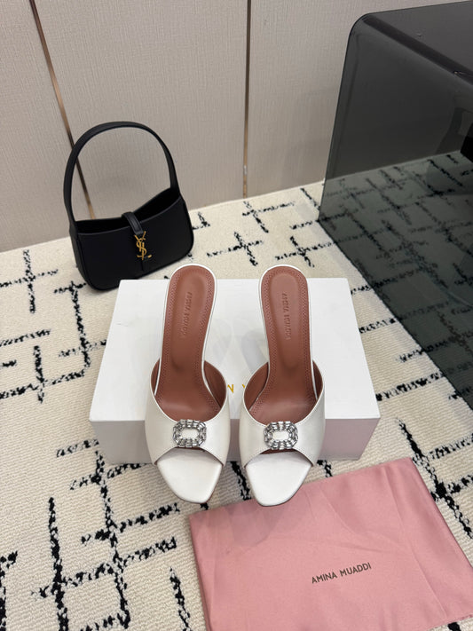 Amina Muaddi Camelia Slipper
