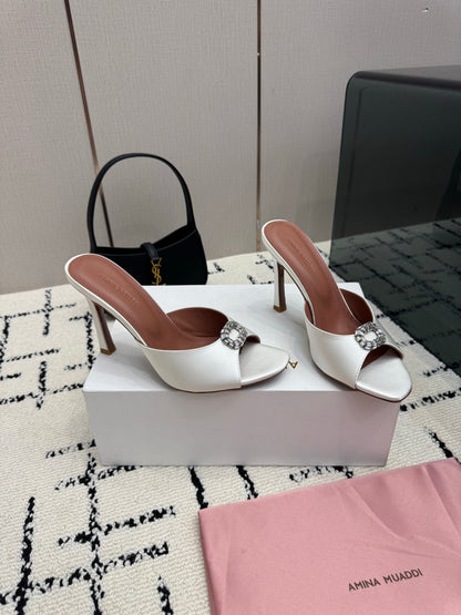 Amina Muaddi Camelia Slipper