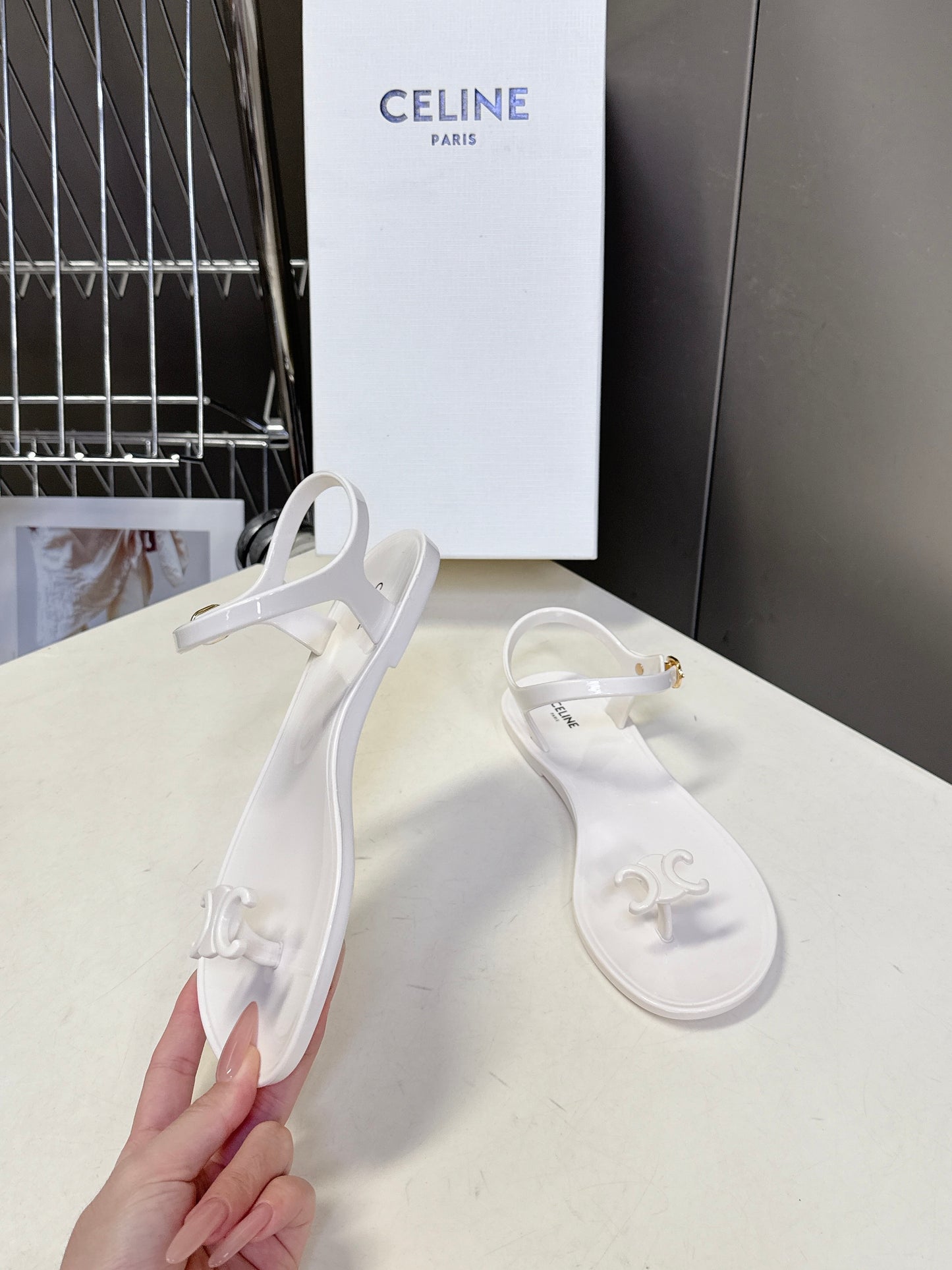 Celine Jelly Bay Sandals