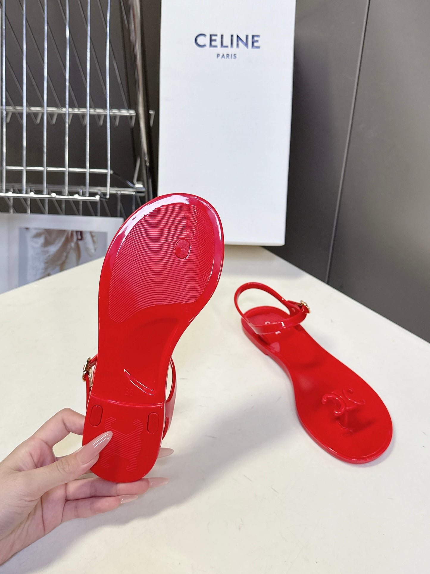 Celine Jelly Bay Sandals