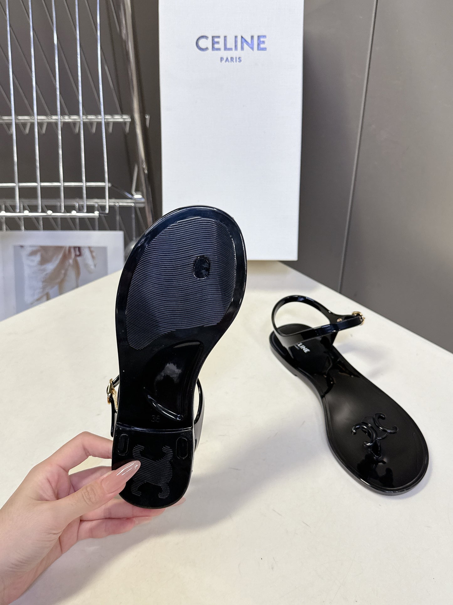 Celine Jelly Bay Sandals