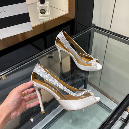 Aquazzura Champagne Pump