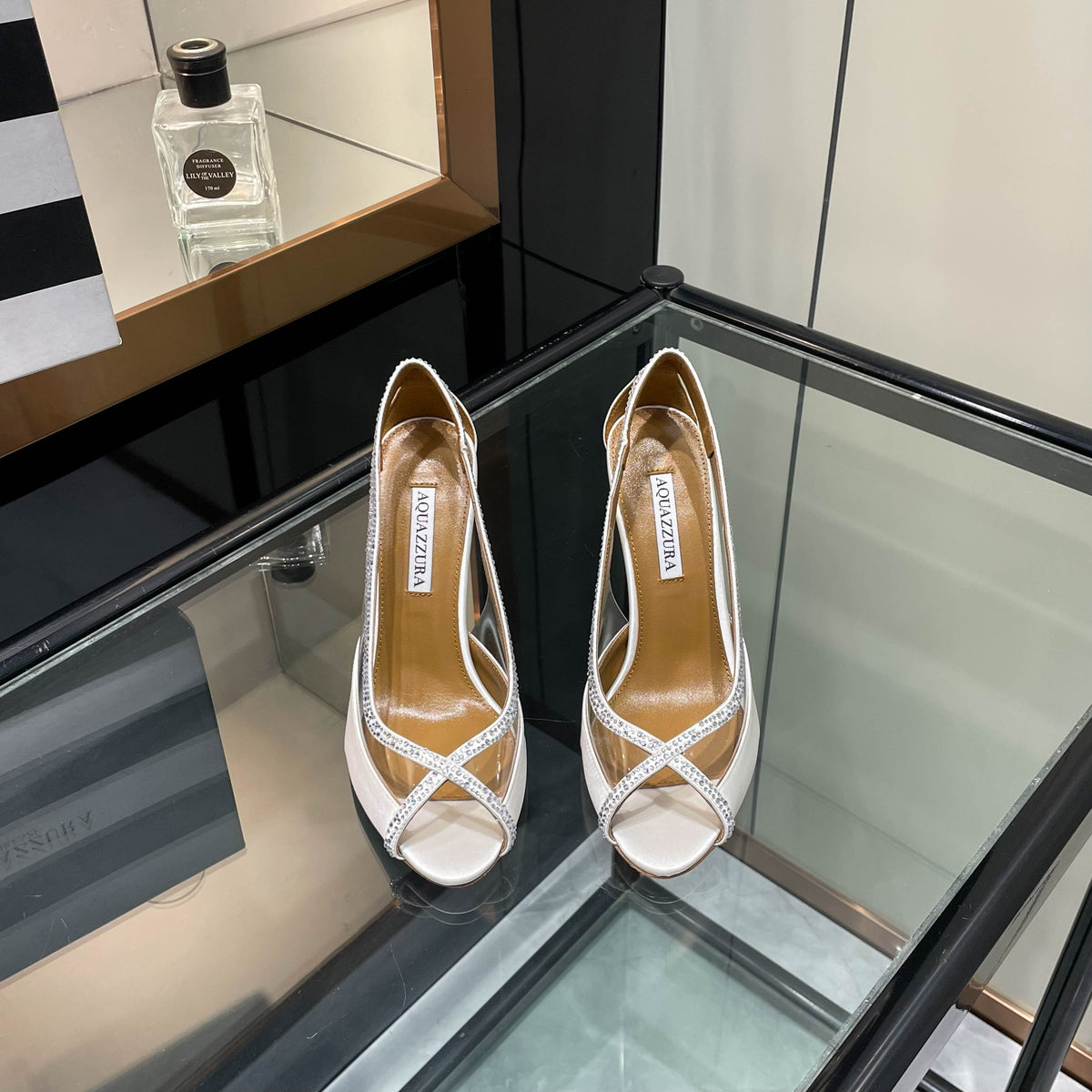 Aquazzura Champagne Pump