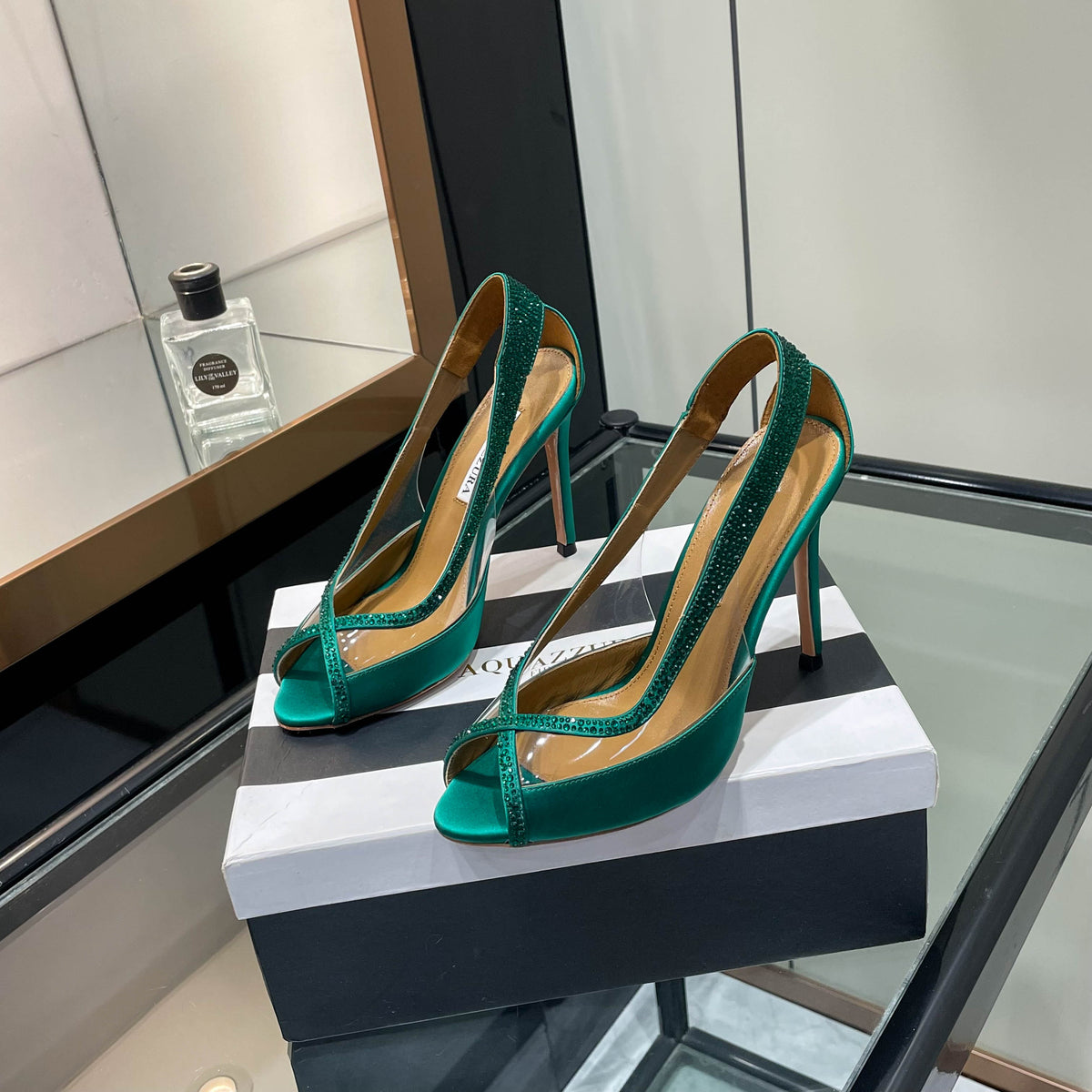 Aquazzura Champagne Pump