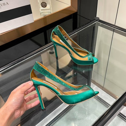 Aquazzura Champagne Pump