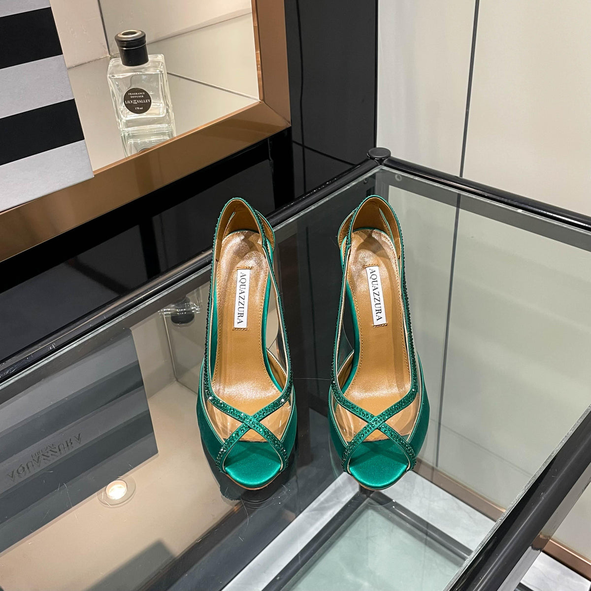 Aquazzura Champagne Pump