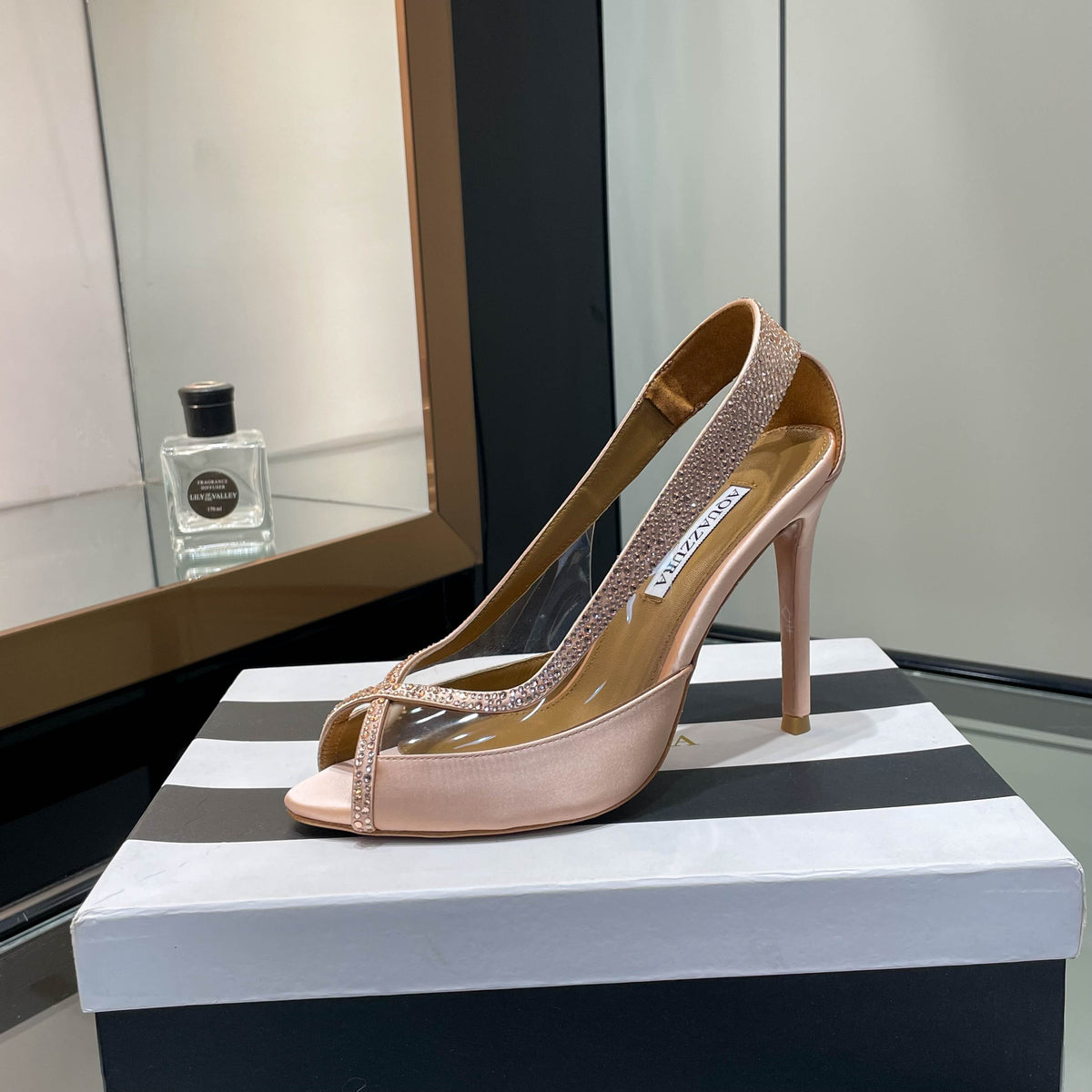 Aquazzura Champagne Pump