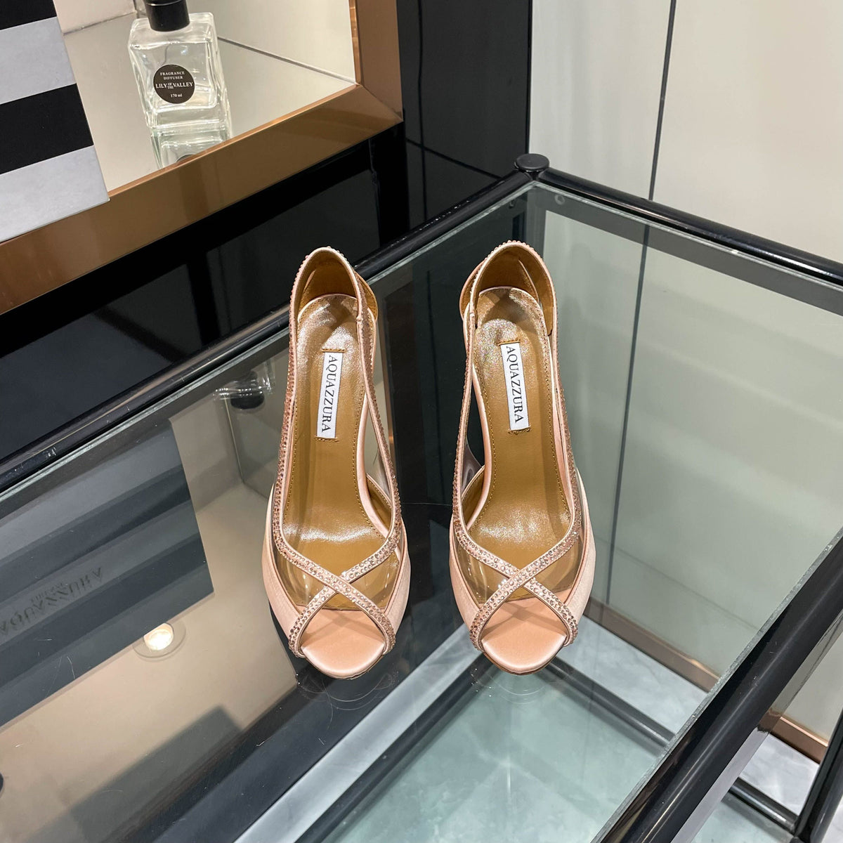 Aquazzura Champagne Pump