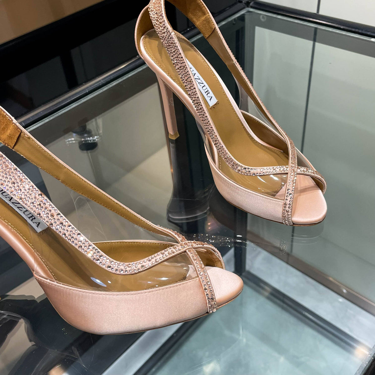 Aquazzura Champagne Pump