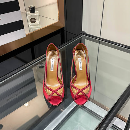 Aquazzura Champagne Pump