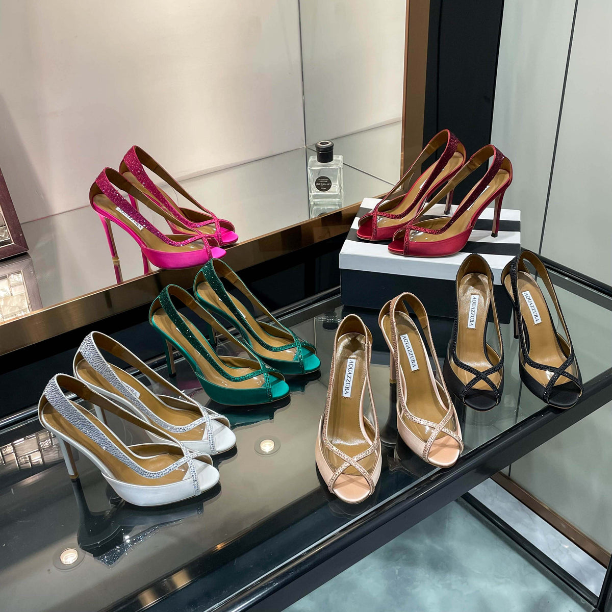 Aquazzura Champagne Pump