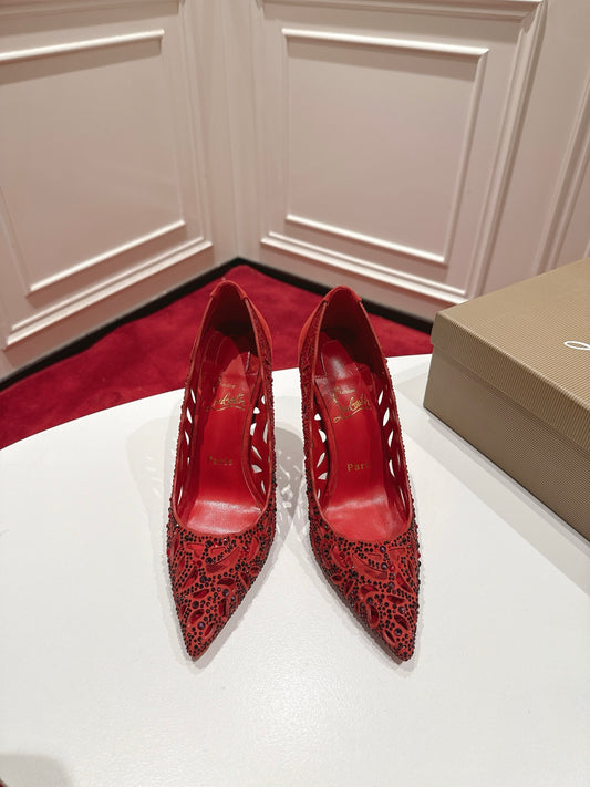 Christian Louboutin Lasera Strass Pump