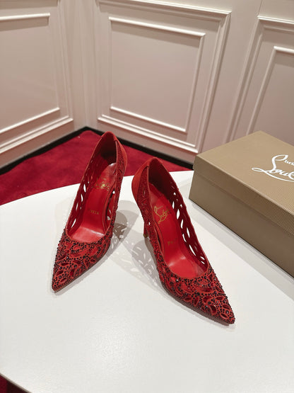 Christian Louboutin Lasera Strass Pump