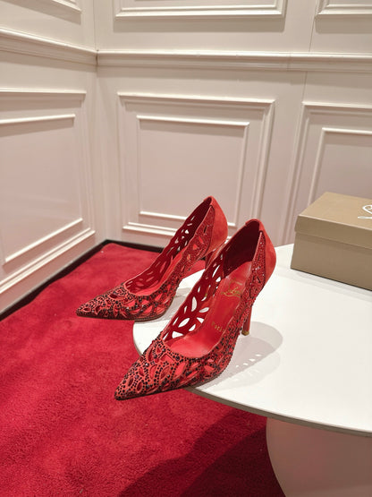 Christian Louboutin Lasera Strass Pump