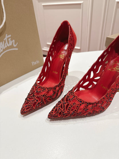 Christian Louboutin Lasera Strass Pump