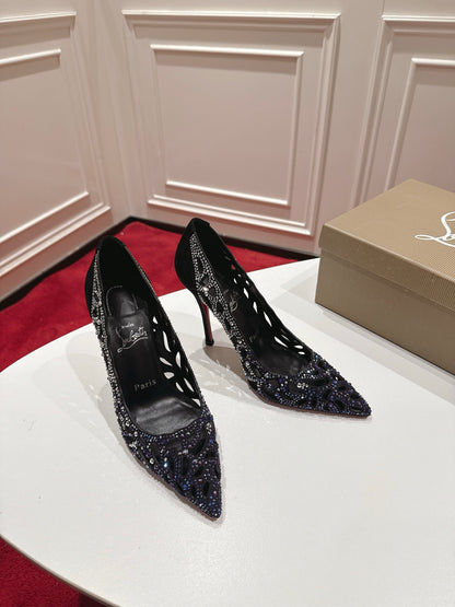 Christian Louboutin Lasera Strass Pump