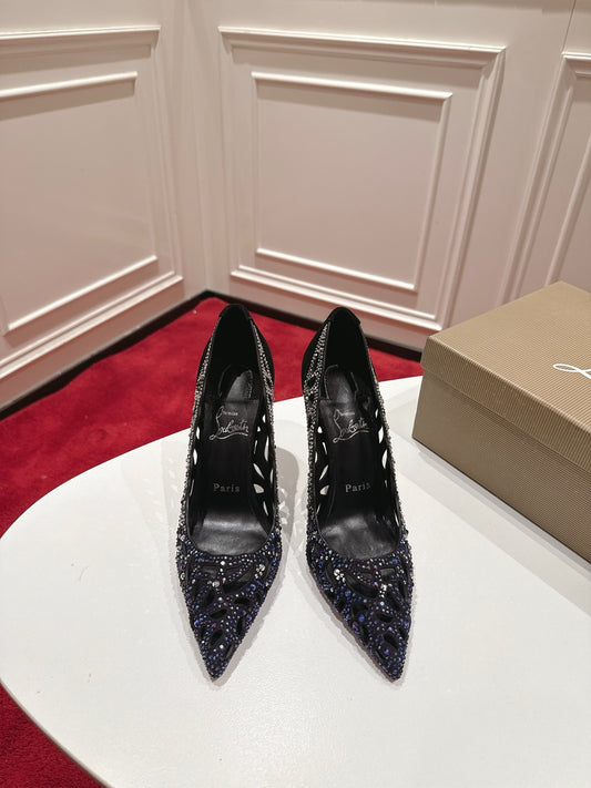 Christian Louboutin Lasera Strass Pump