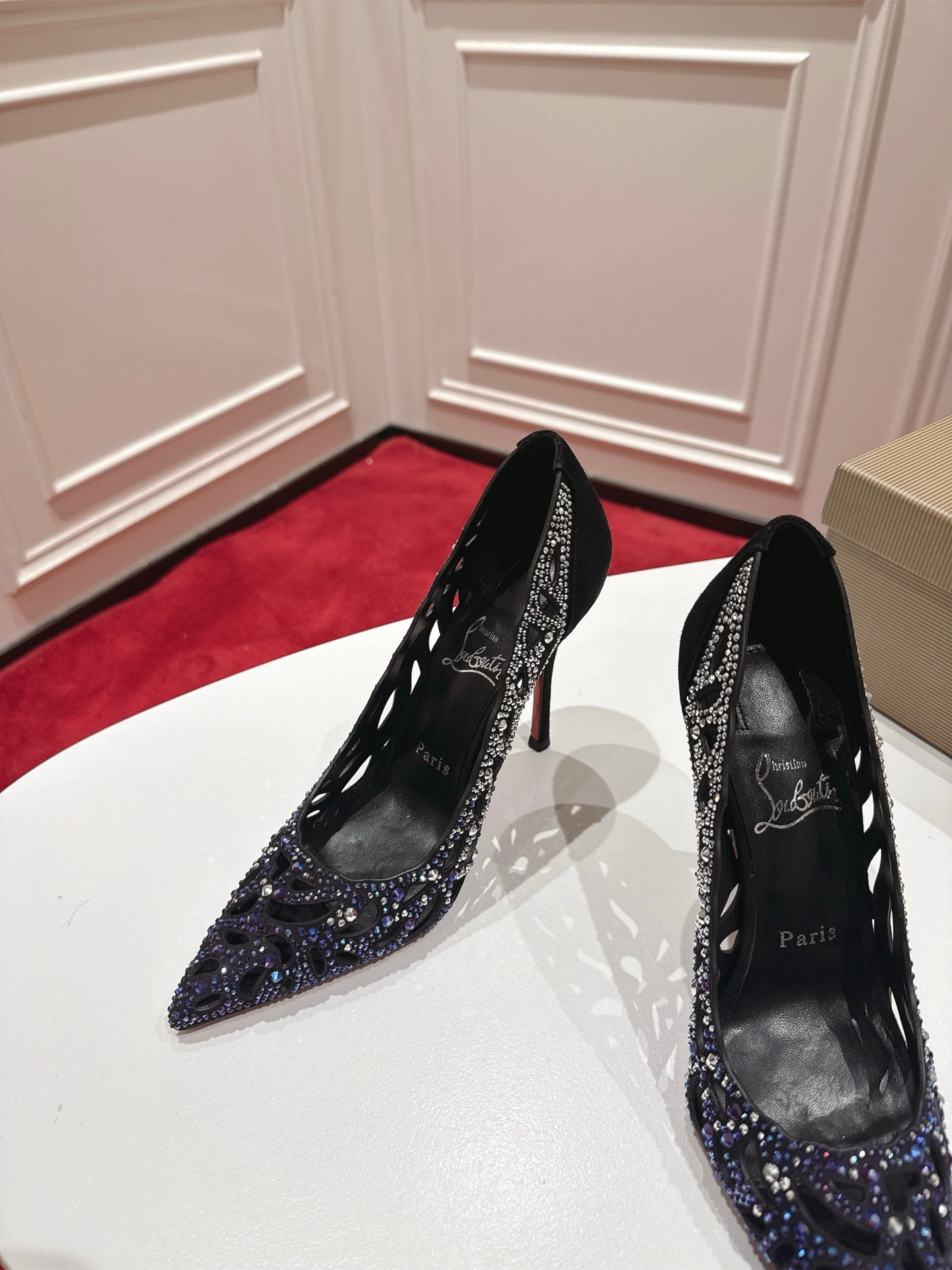 Christian Louboutin Lasera Strass Pump