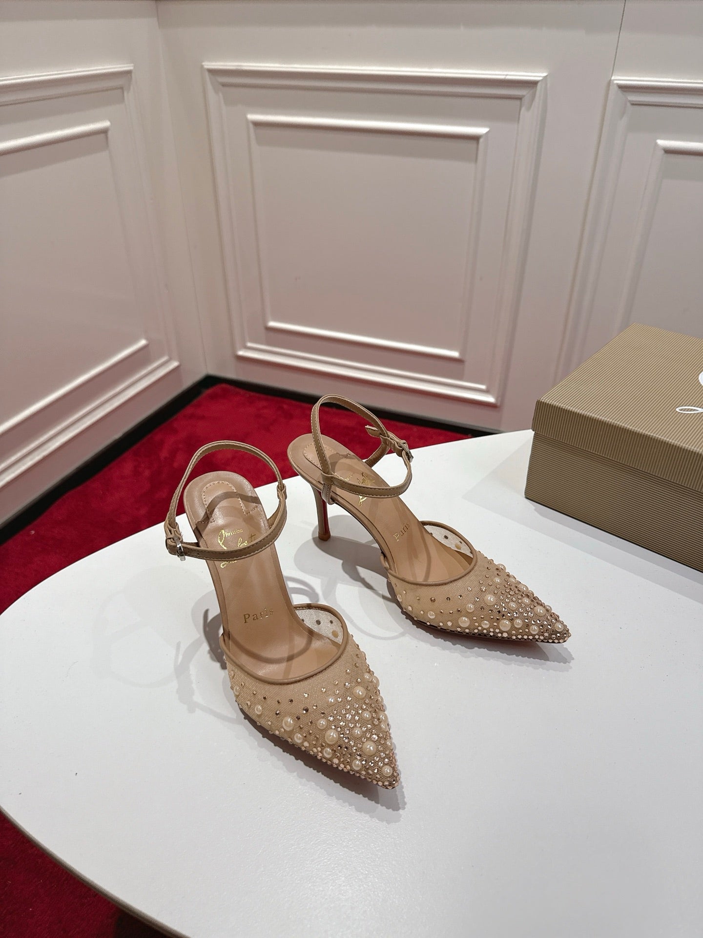 Christian Louboutin Miss Z Riviera Strass