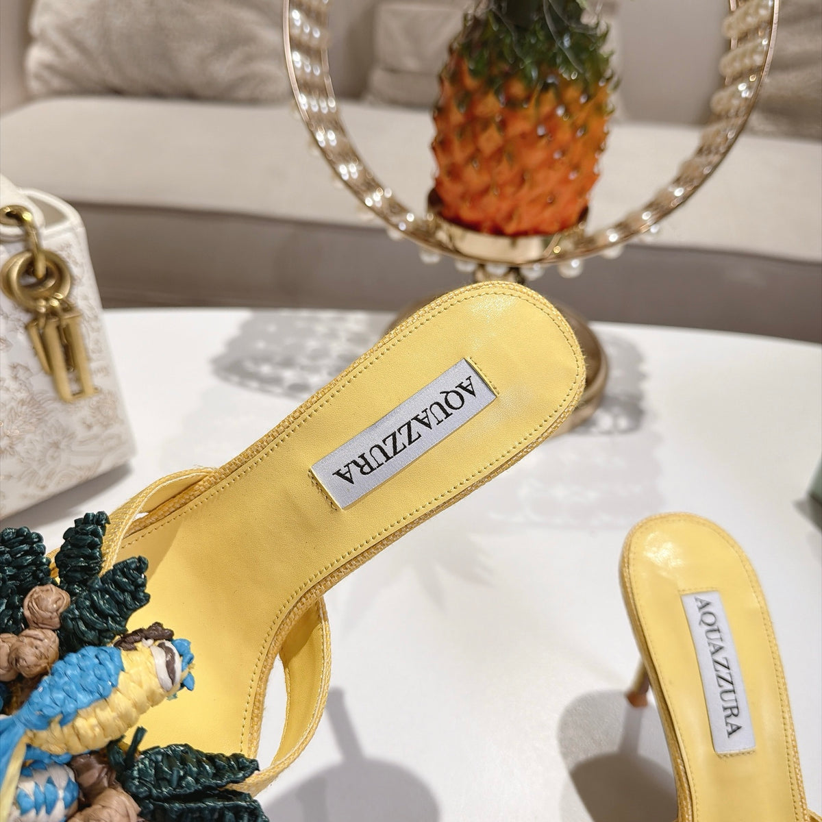 Aquazzura Birdsong Sandal/ Mule/ Sandal Flat