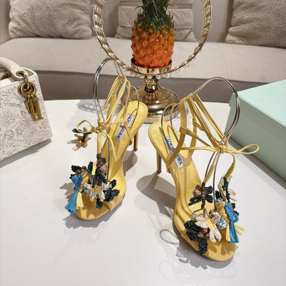 Aquazzura Birdsong Sandal/ Mule/ Sandal Flat