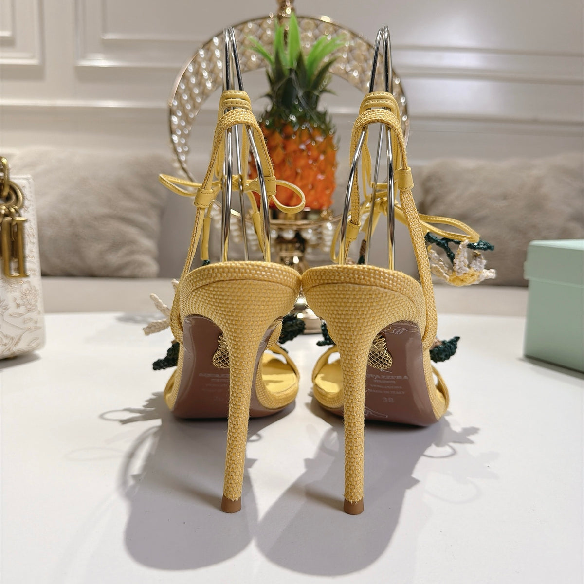 Aquazzura Birdsong Sandal/ Mule/ Sandal Flat