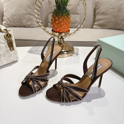 Aquazzura Soulmate Crystal Sandal