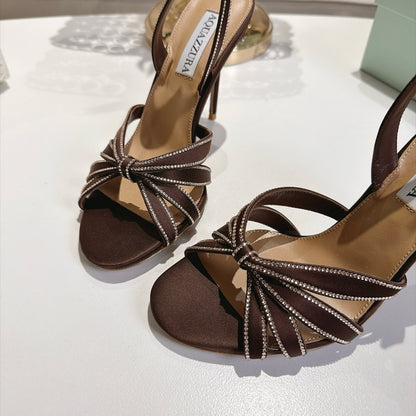 Aquazzura Soulmate Crystal Sandal