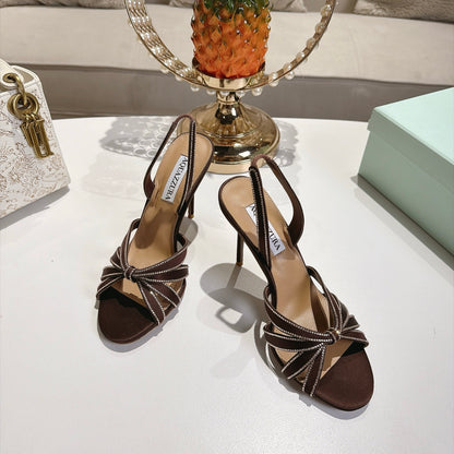 Aquazzura Soulmate Crystal Sandal