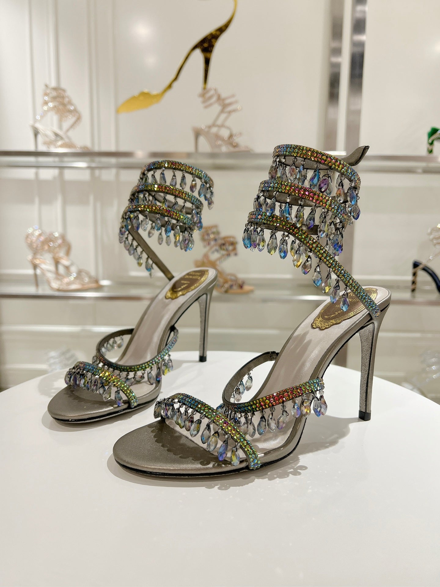 Rene Caovilla Chandelier Sandal