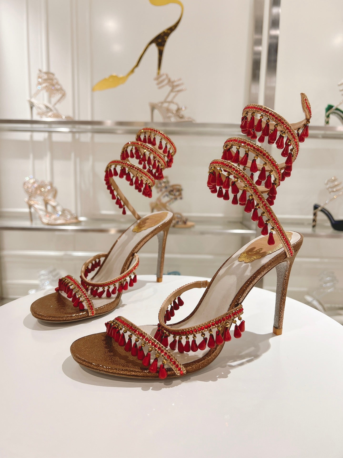 Rene Caovilla Chandelier Sandal