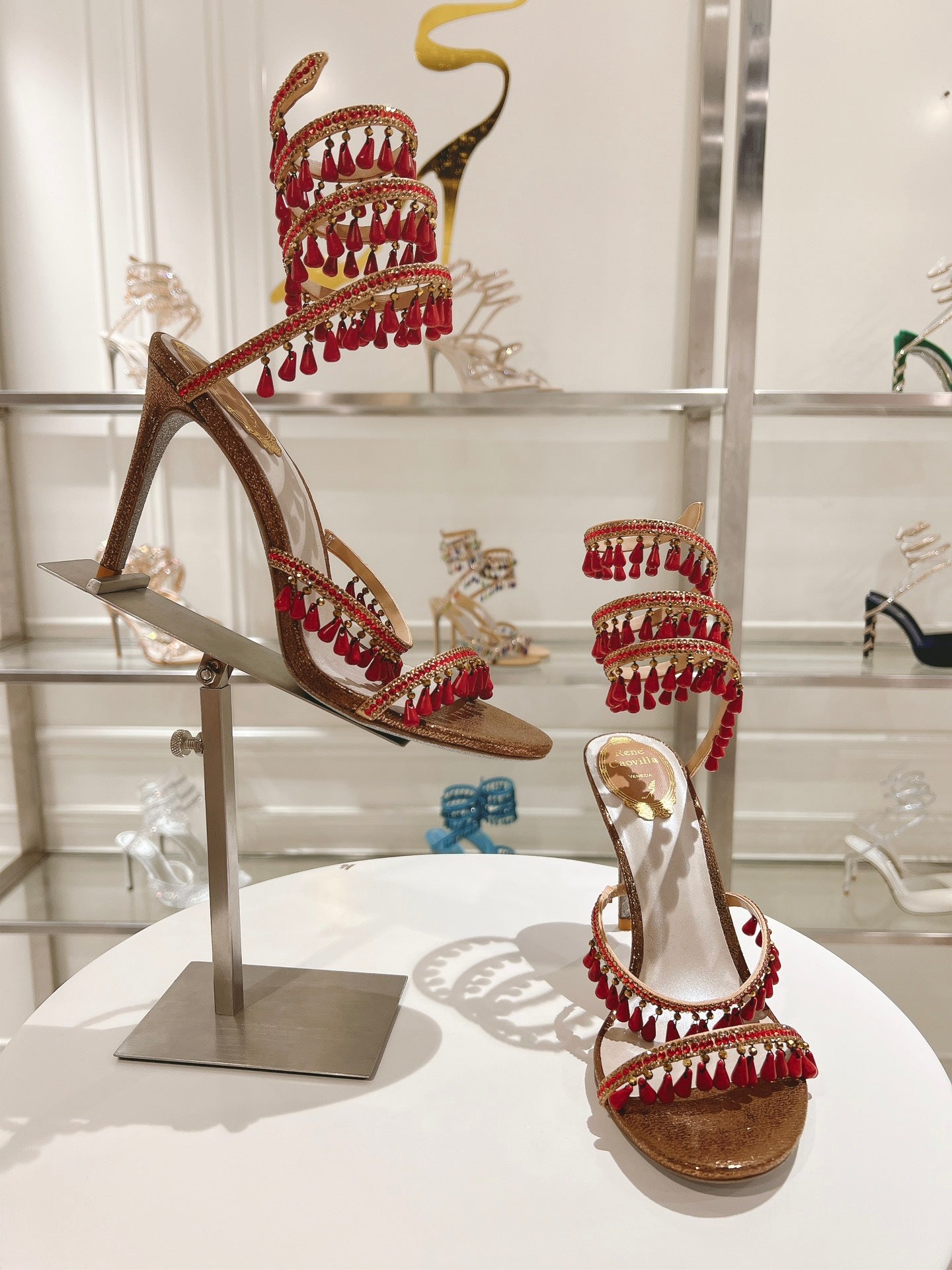 Rene Caovilla Chandelier Sandal