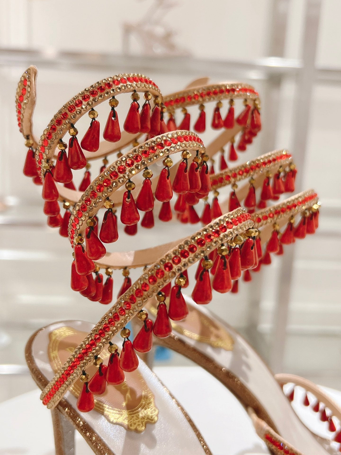 Rene Caovilla Chandelier Sandal