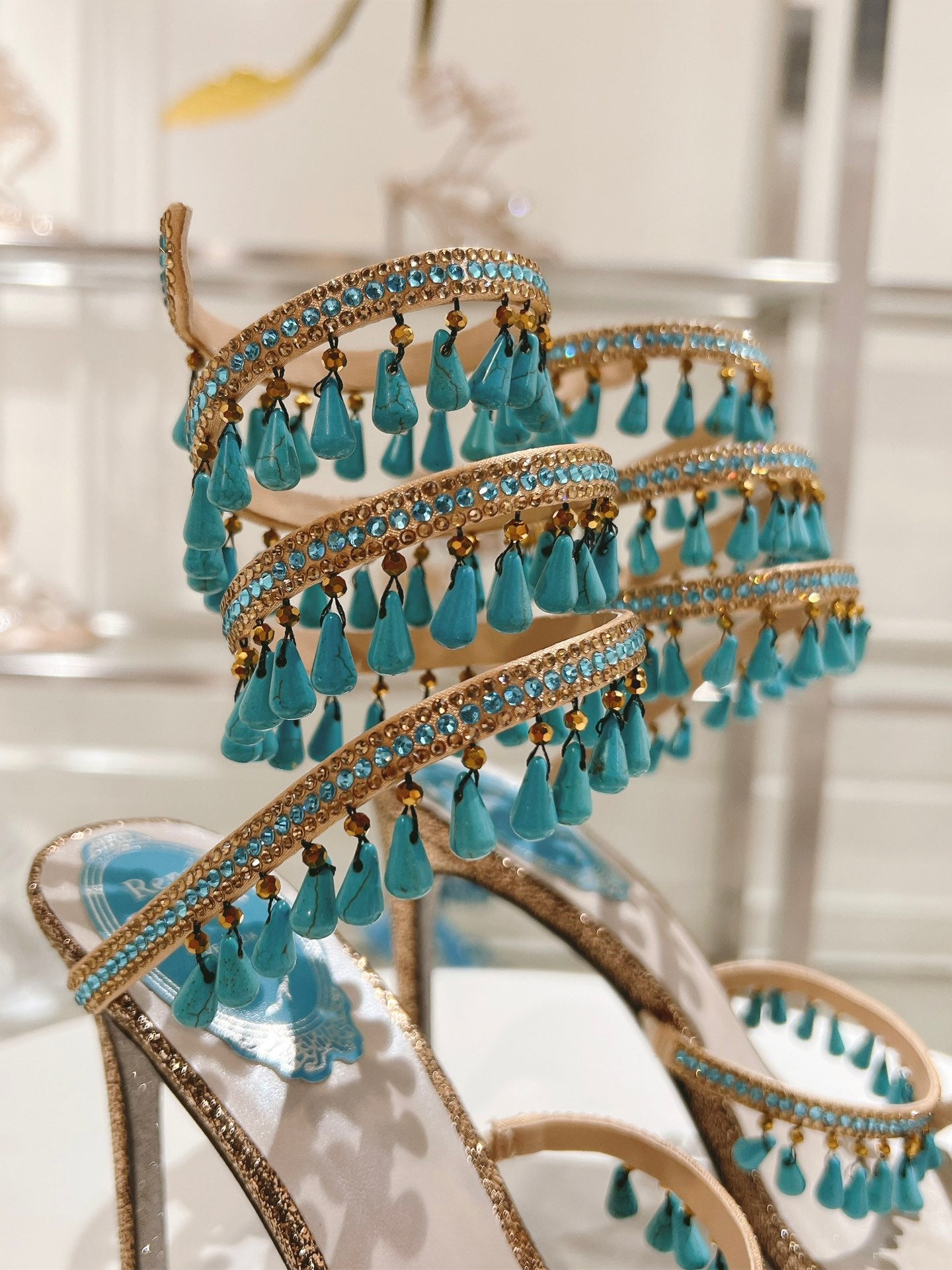 Rene Caovilla Chandelier Sandal