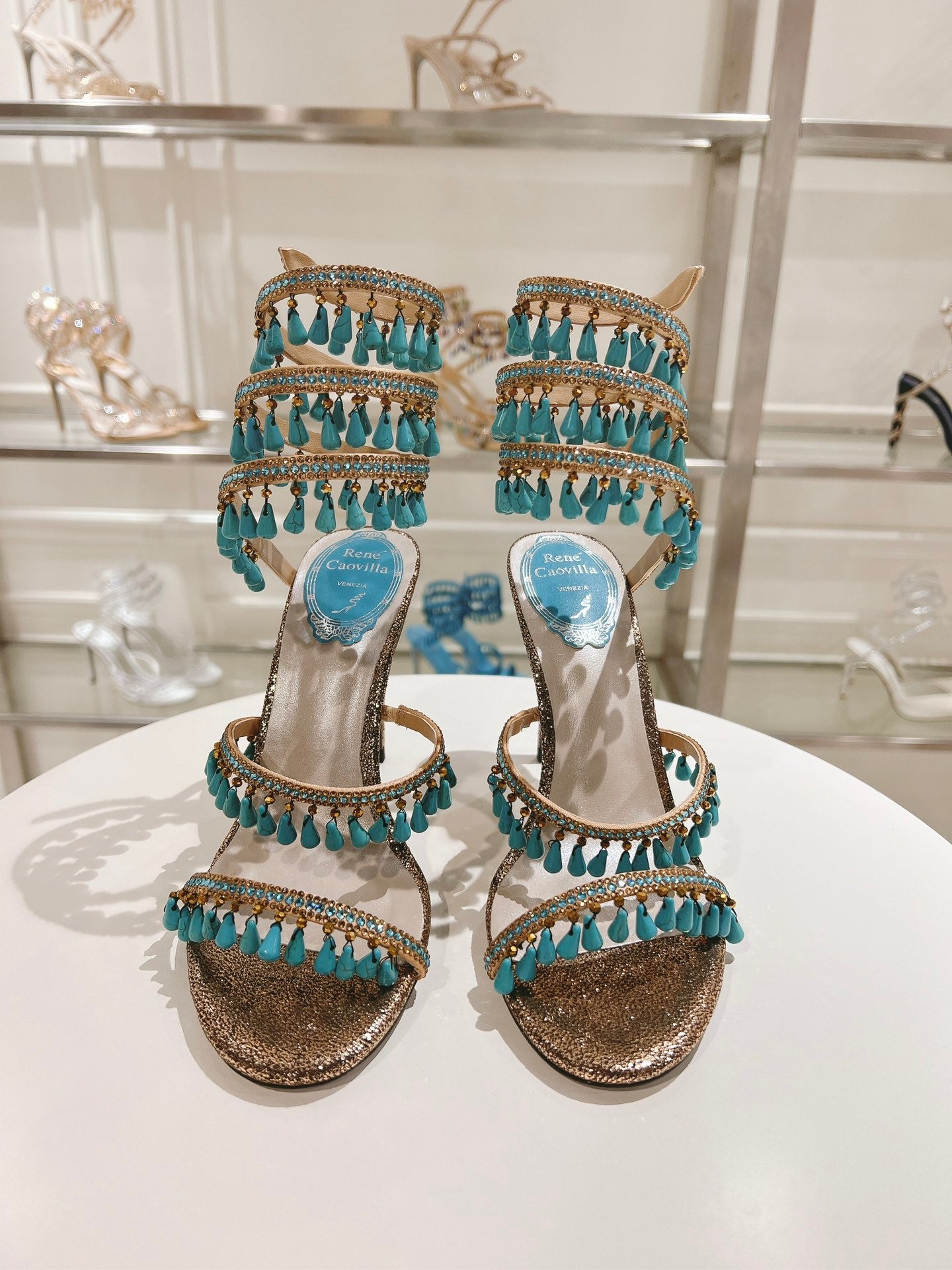 Rene Caovilla Chandelier Sandal