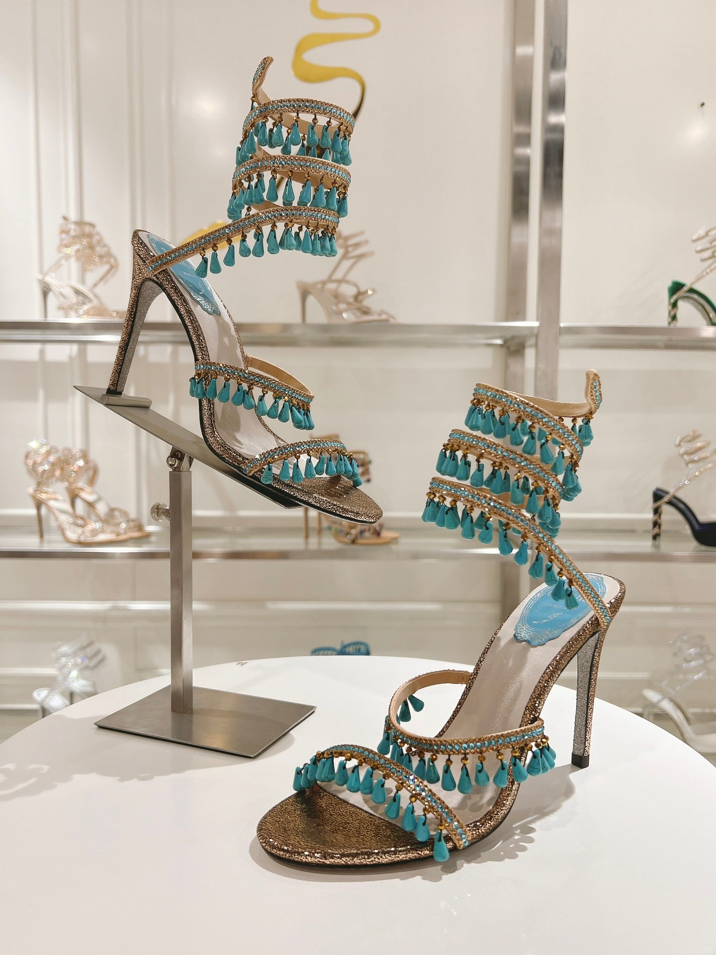 Rene Caovilla Chandelier Sandal