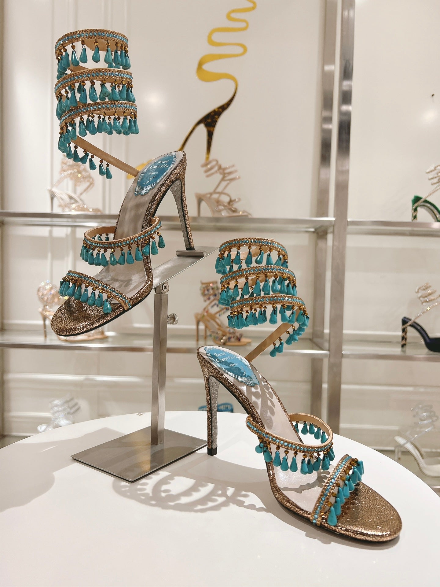Rene Caovilla Chandelier Sandal