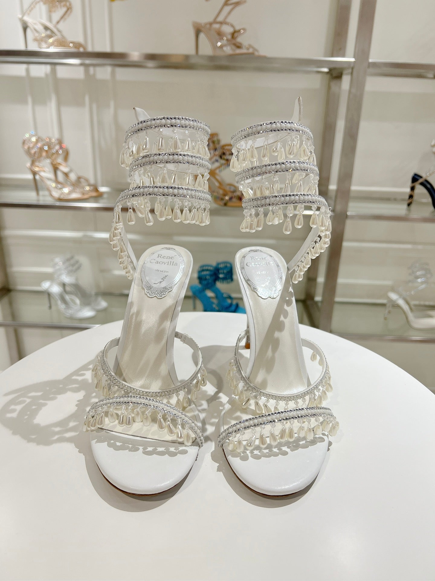 Rene Caovilla Chandelier Sandal