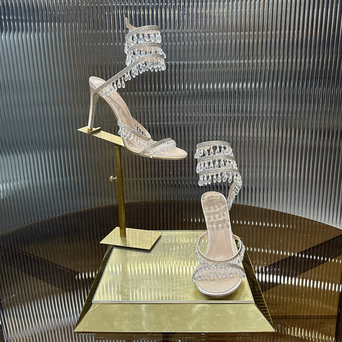 Rene Caovilla Chandelier Sandal
