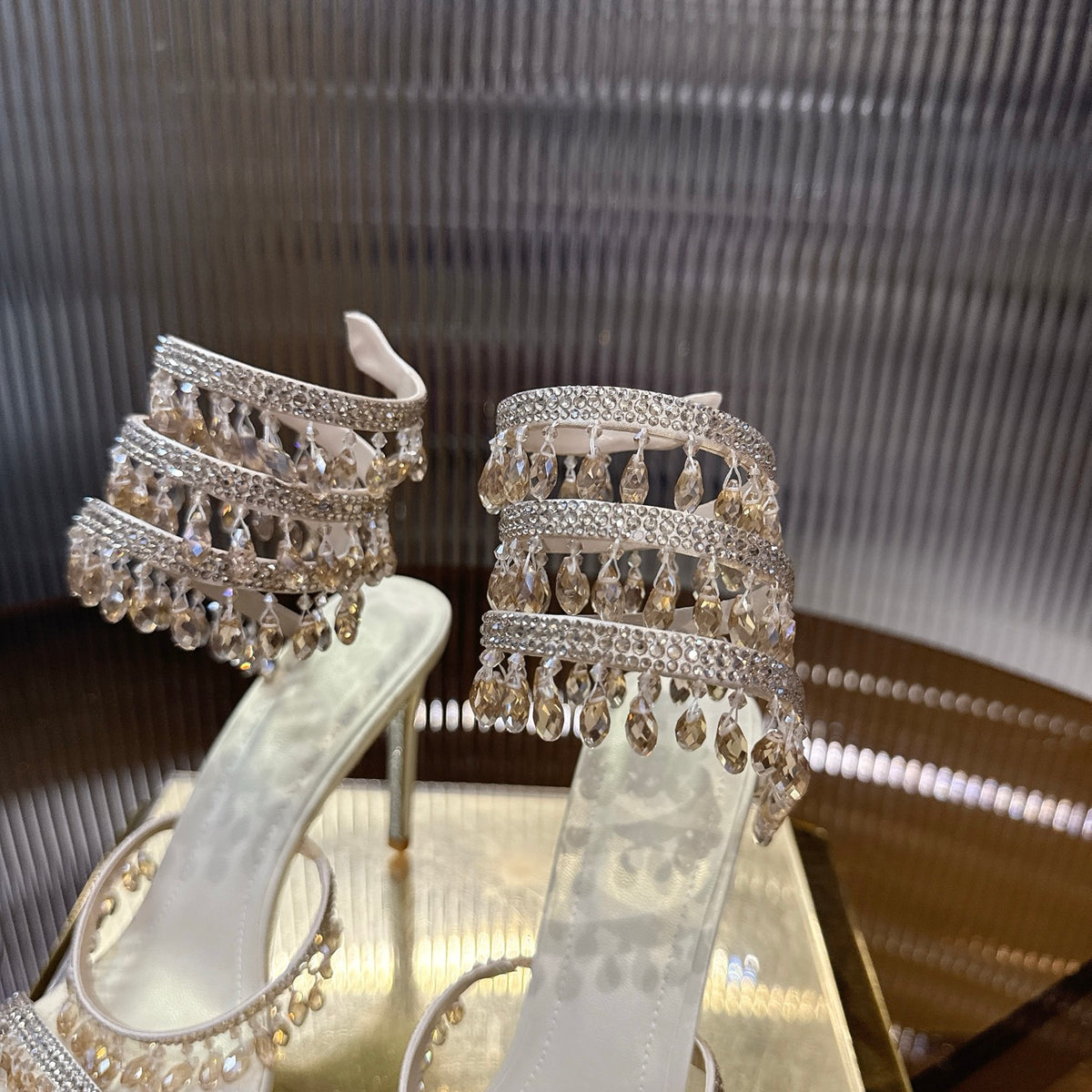 Rene Caovilla Chandelier Sandal