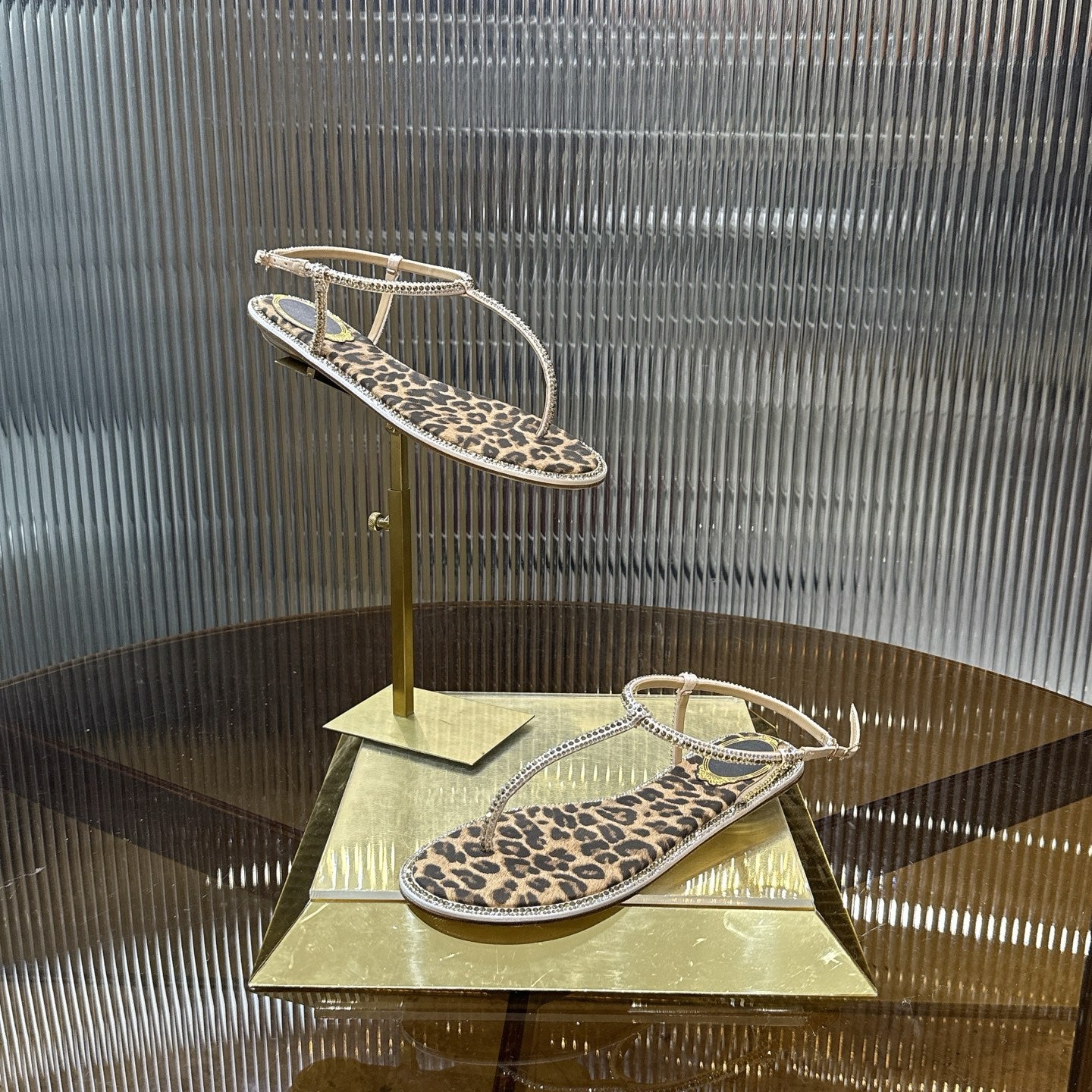 Rene Caovilla Diana Animalier Sandal