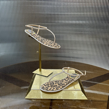 Rene Caovilla Diana Animalier Sandal