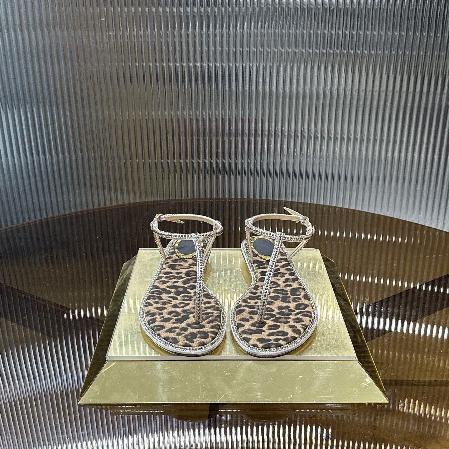 Rene Caovilla Diana Animalier Sandal