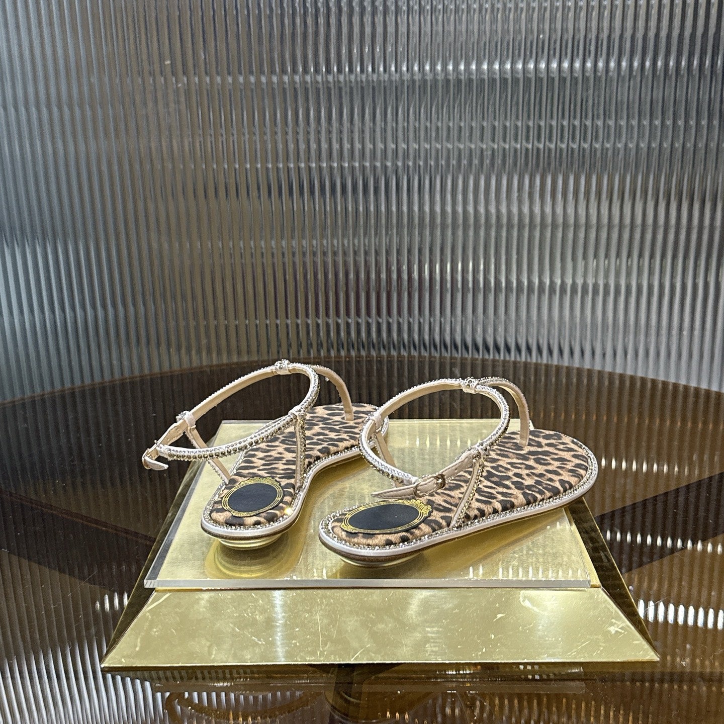 Rene Caovilla Diana Animalier Sandal