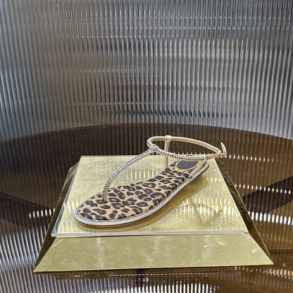 Rene Caovilla Diana Animalier Sandal